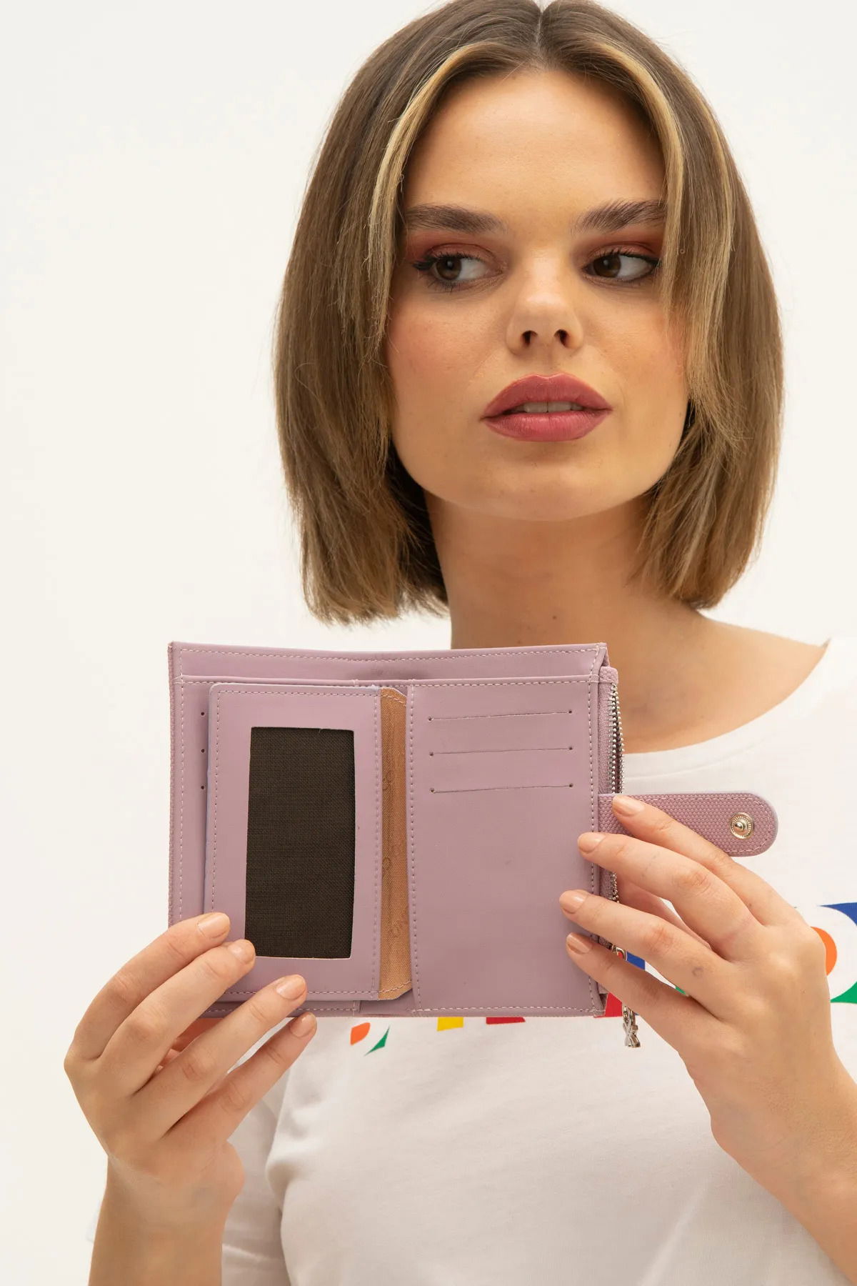 United Colors of Benetton Kadın Cüzdan BNT1300 Lila - 2