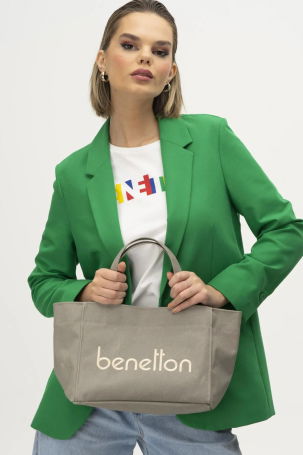 United Colors of Benetton Kadın El Çantası BNT1102 Taş - 1