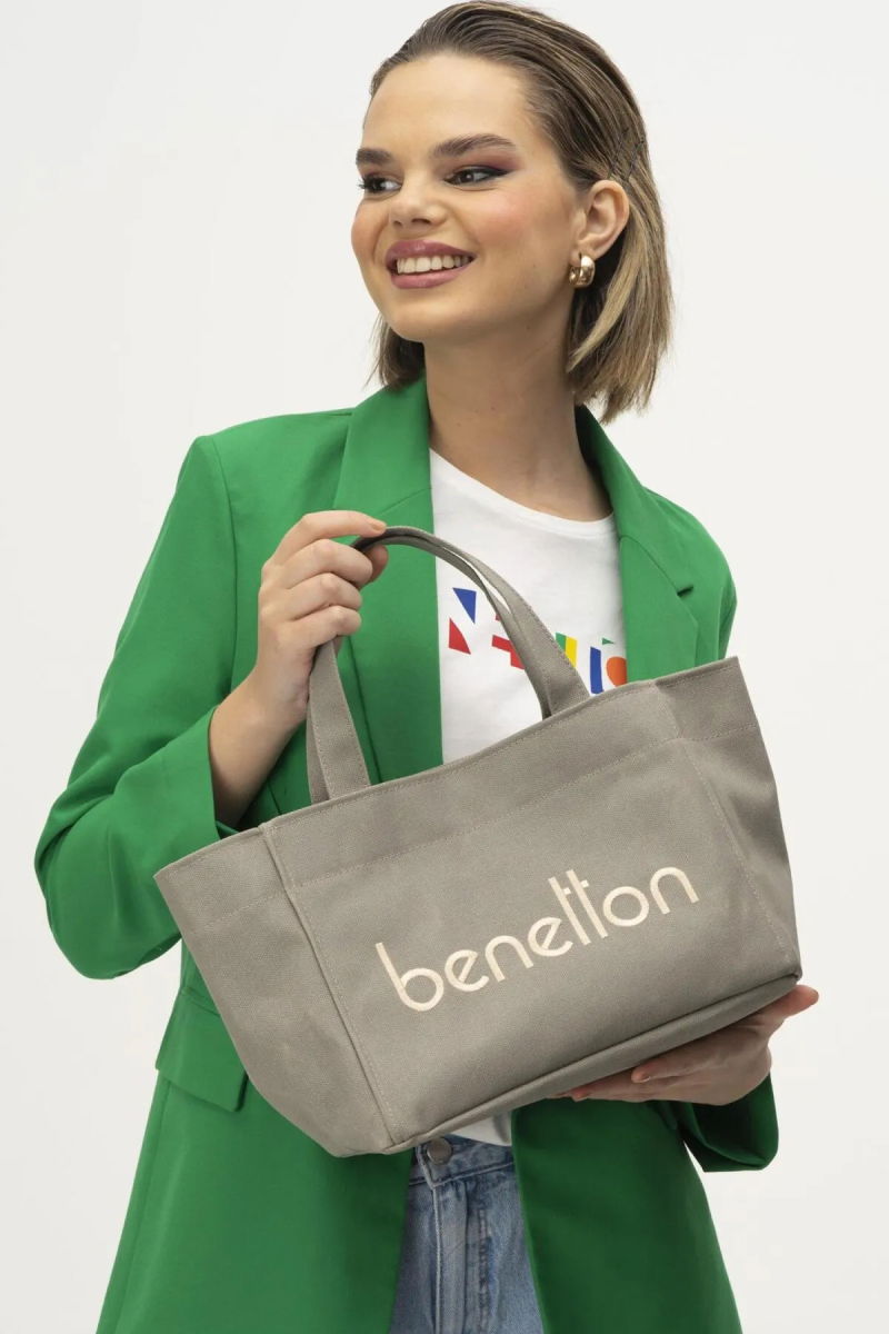 United Colors of Benetton Kadın El Çantası BNT1102 Taş - 2