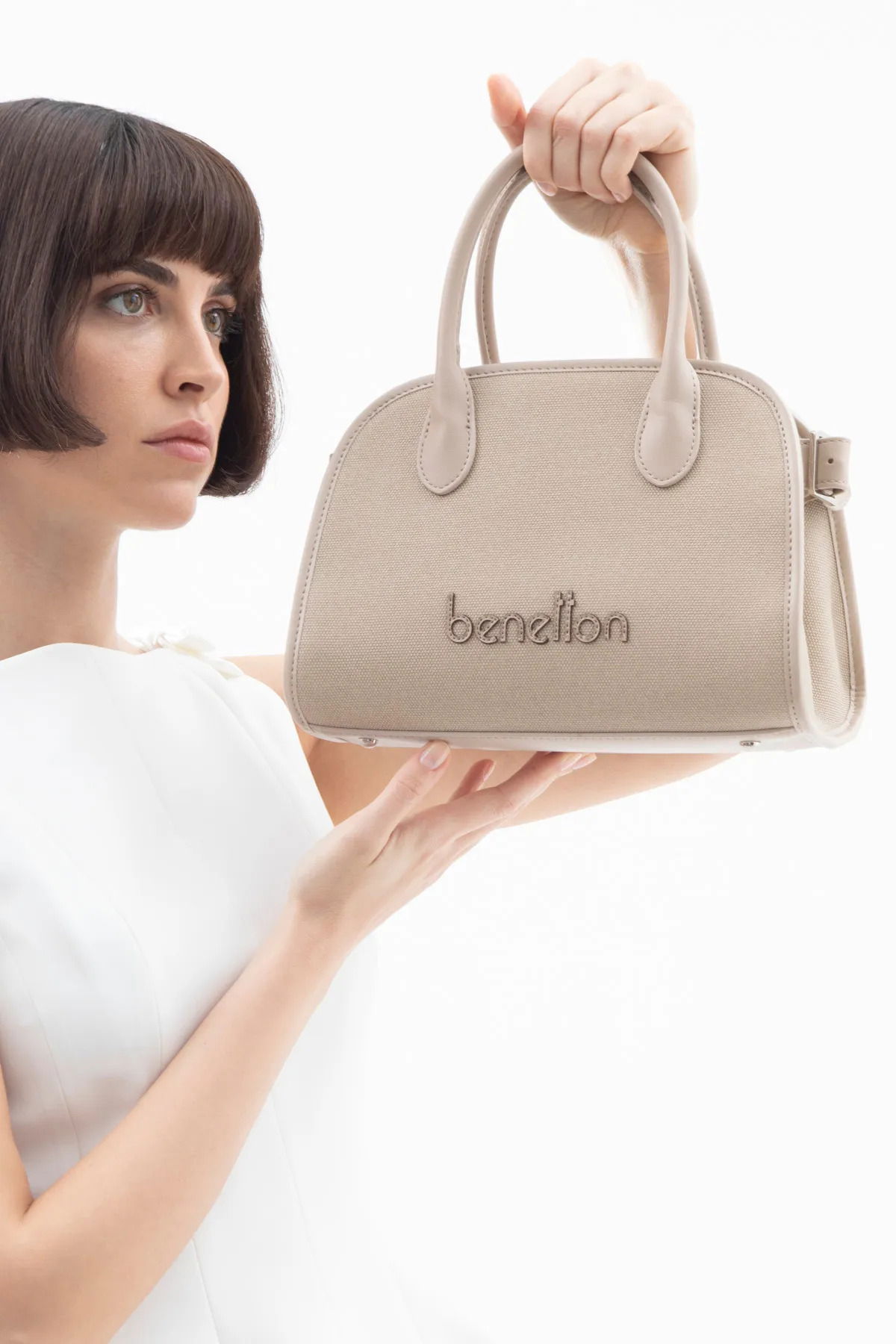 United Colors of Benetton Kadın El Çantası BNT1524 Ten - 2