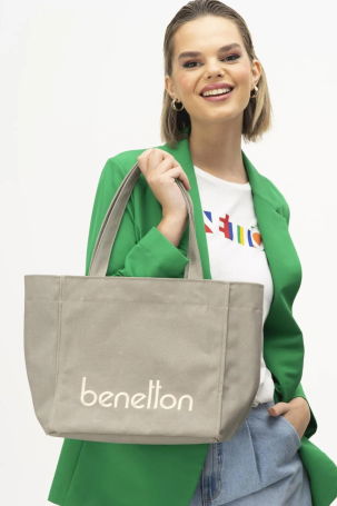 United Colors of Benetton Kadın Kol Çantası BNT1163 Taş 