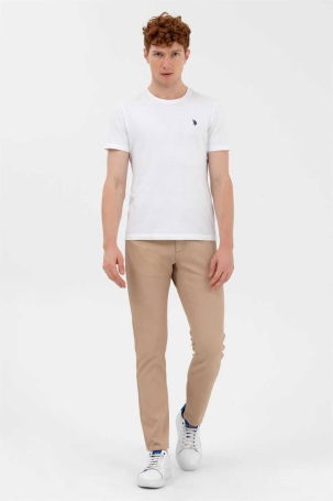 U.S. Polo Assn. Erkek Likralı Pantolon 1600040 Camel 