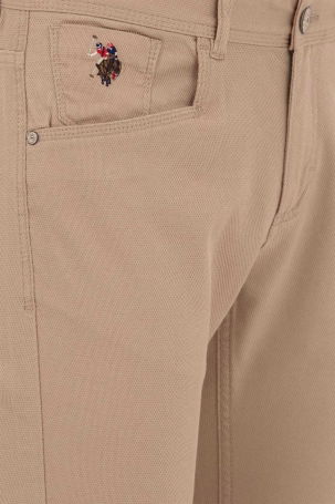 U.S. Polo Assn. Erkek Likralı Pantolon 1600040 Camel - 2