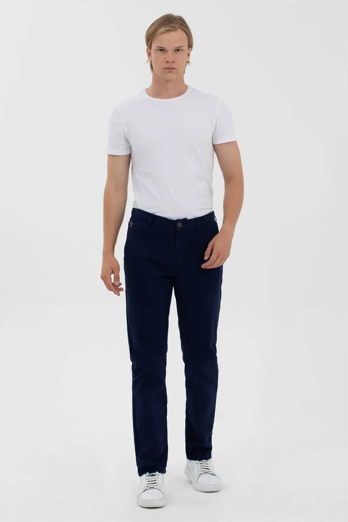 U.S. Polo Assn. Erkek Pamuklu Pantolon 1600639 Lacivert - 1