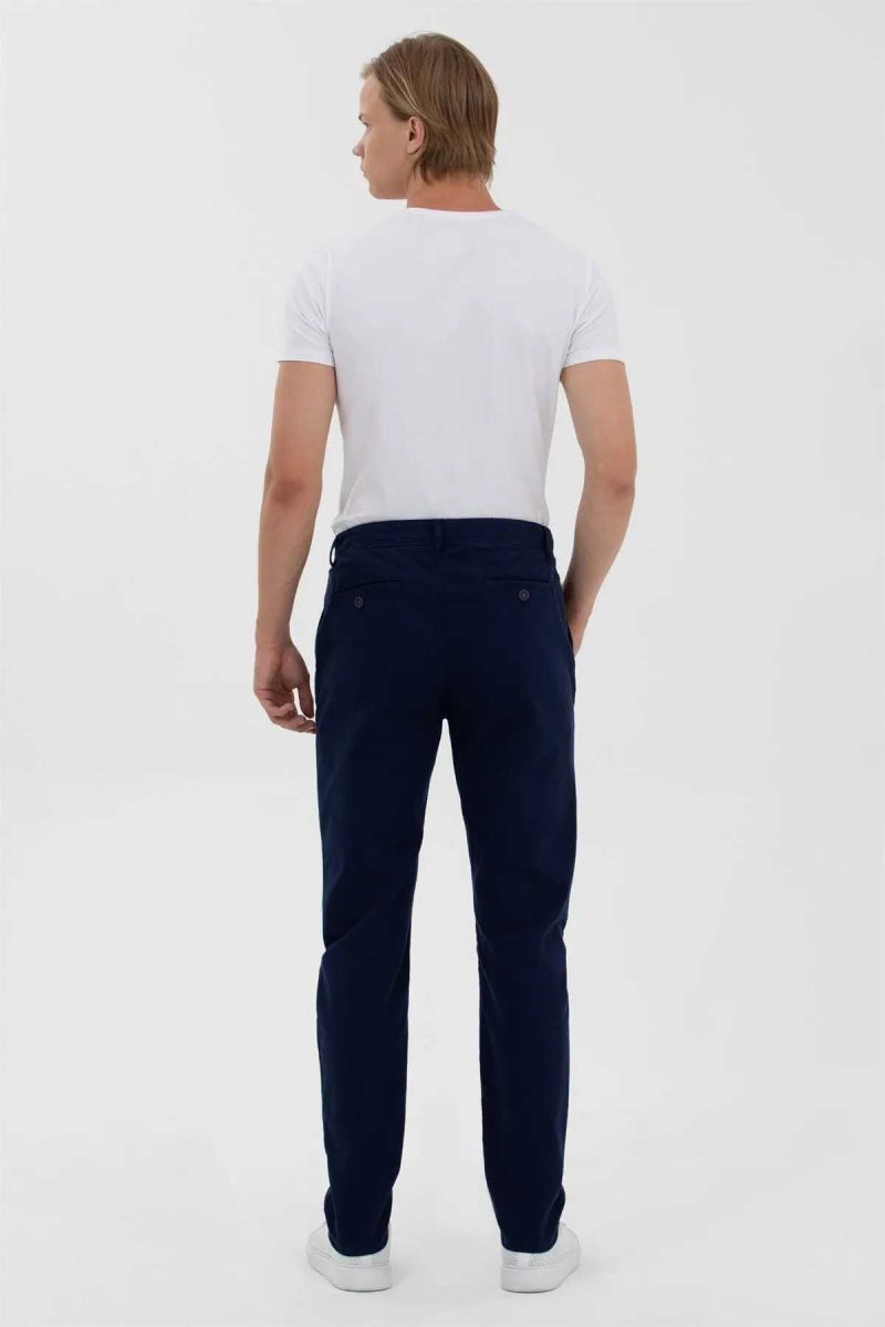 U.S. Polo Assn. Erkek Pamuklu Pantolon 1600639 Lacivert - 4