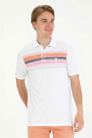 U.S. Polo Assn. Erkek Polo Yaka T-Shirt 1611347 Kiremit - 1