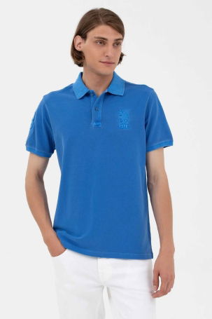 U.S. Polo Assn. Erkek Regular Fit Polo Yaka T-Shirt 1573851 Saks 