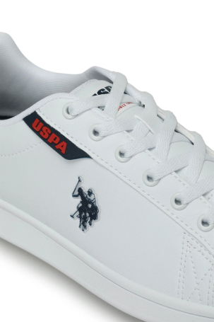 U.S. Polo Assn. Kadın Costa Wmn 4Fx Sneaker Ayakkabı Beyaz - Laci - 4