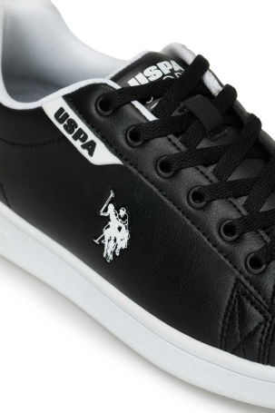 U.S. Polo Assn. Kadın Costa Wmn 4Fx Sneaker Ayakkabı Siyah-Beyaz - 4