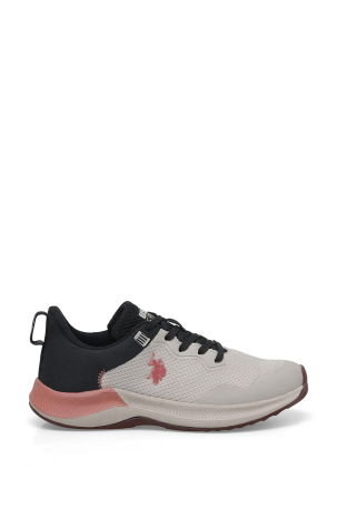 U.S. Polo Assn. Kadın Florın Wmn 4Fx Sneaker Ayakkabı Pudra 