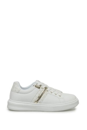 U.S. Polo Assn. Kadın Leslı 4 Fx Sneaker Ayakkabı Beyaz 