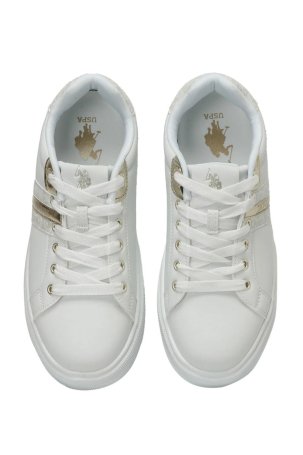 U.S. Polo Assn. Kadın Leslı 4 Fx Sneaker Ayakkabı Beyaz - 2