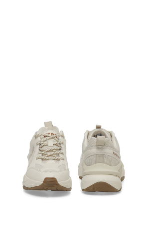 U.S. Polo Assn. Kadın Maybe Wmn 4Fx Sneaker Ayakkabı Bej - 3