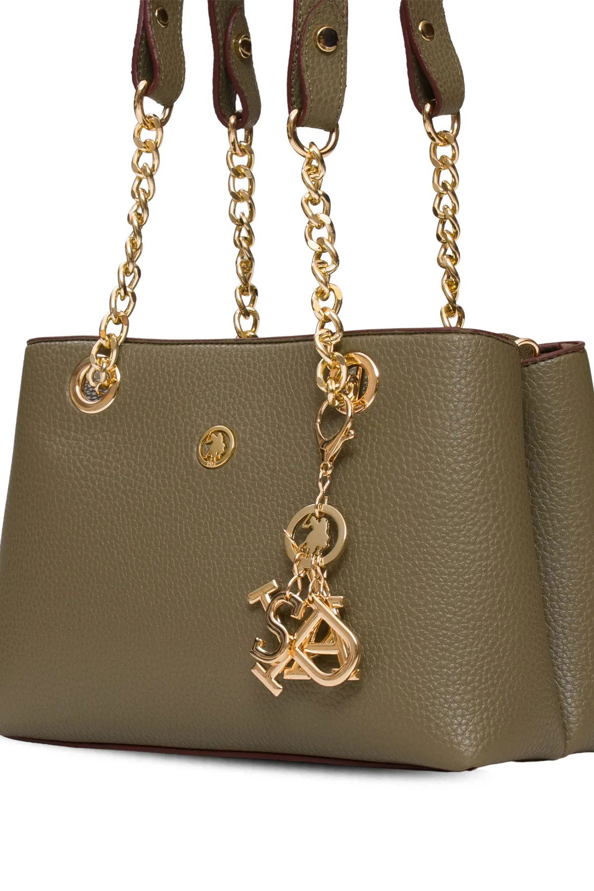 U.S. Polo Assn. Kadın Omuz Çantası US25539 Haki - 3