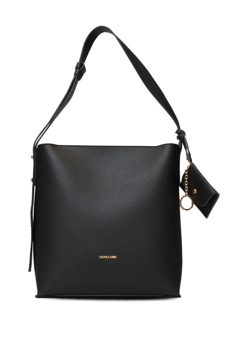 U.S. Polo Assn. Kadın Omuz Çantası Us25545 Siyah - U.S. Polo Assn.