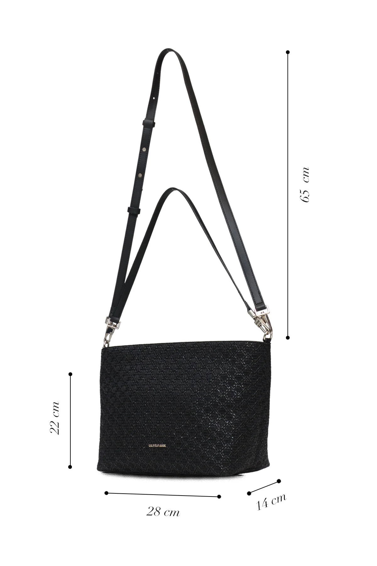 U.S. Polo Assn. Kadın Omuz Çantası US25686 Siyah - 5