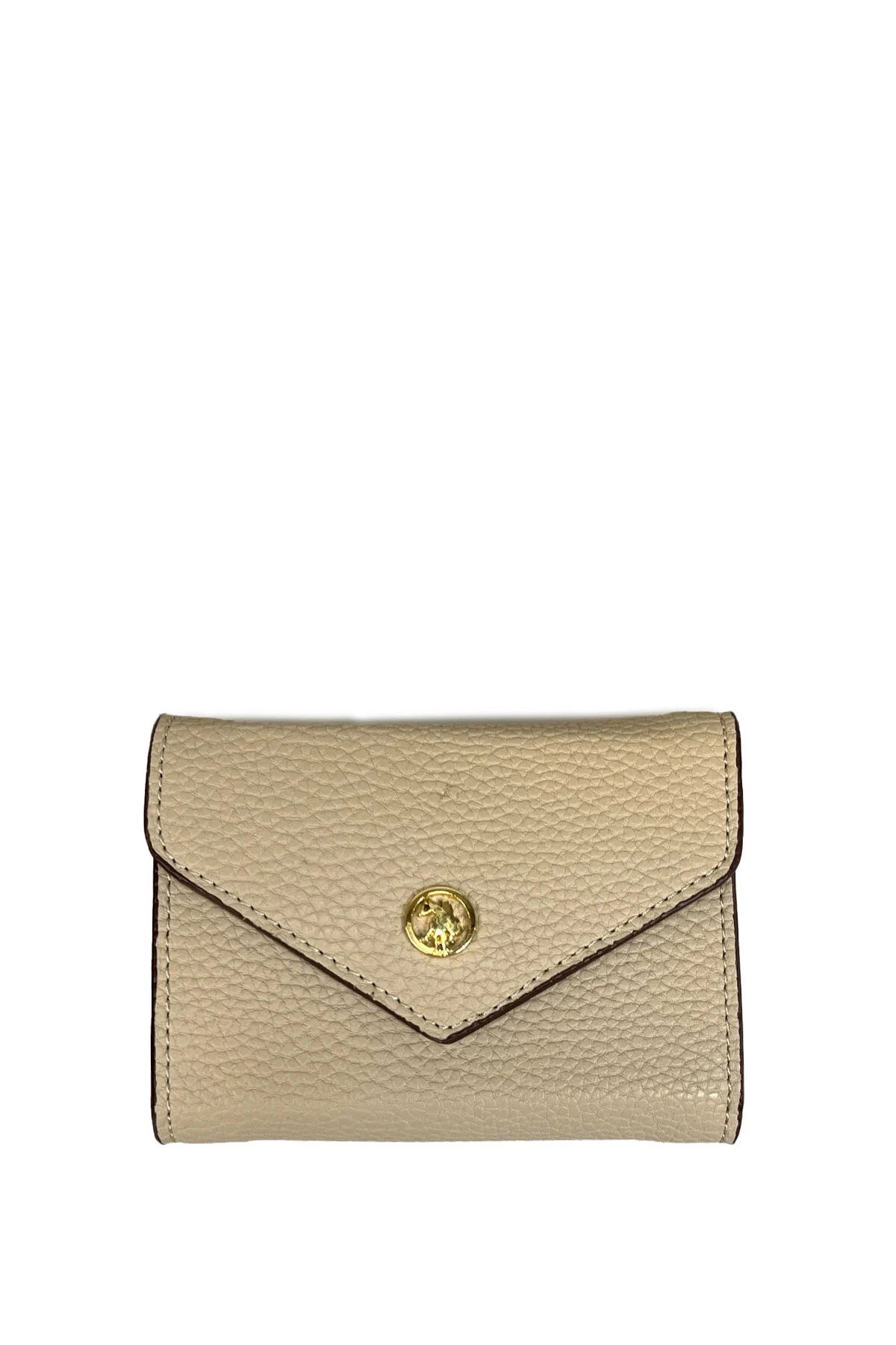 U.S. Polo Assn. Kadın Portföy Çanta USC25723 Bej-Bordo - 1