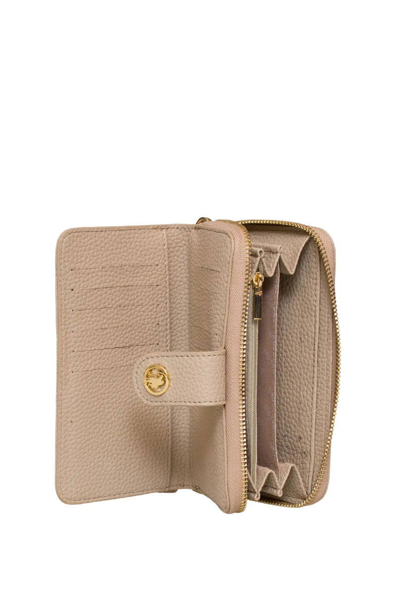 U.S. Polo Assn. Kadın Portföy Çanta USC25750 Bej-Bordo - 3