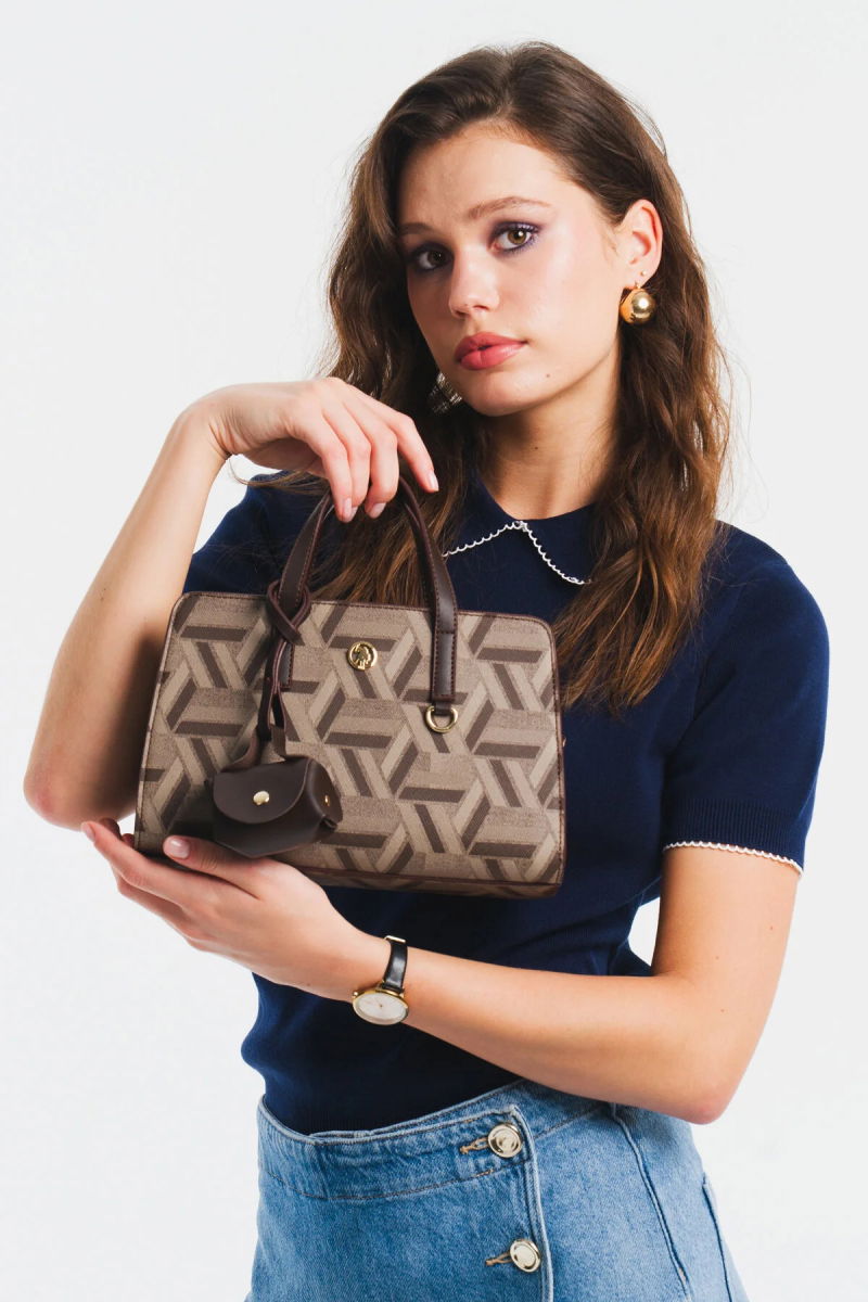 U.S. Polo Assn. Kadın Postacı Çantası US25507 Kahverengi - 2