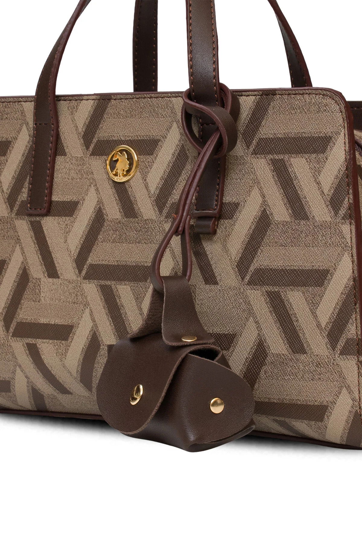 U.S. Polo Assn. Kadın Postacı Çantası US25507 Kahverengi - 3
