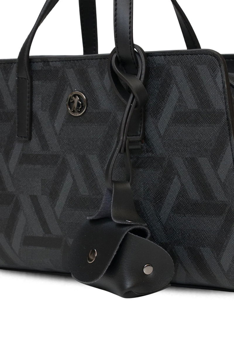 U.S. Polo Assn. Kadın Postacı Çantası US25507 Siyah - 2