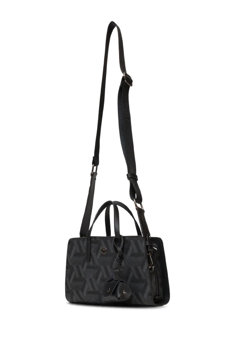 U.S. Polo Assn. Kadın Postacı Çantası US25507 Siyah - 3