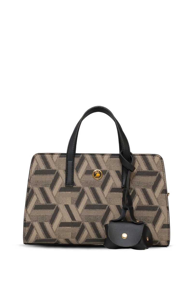 U.S. Polo Assn. Kadın Postacı Çantası US25507 Vizon - U.S. Polo Assn.