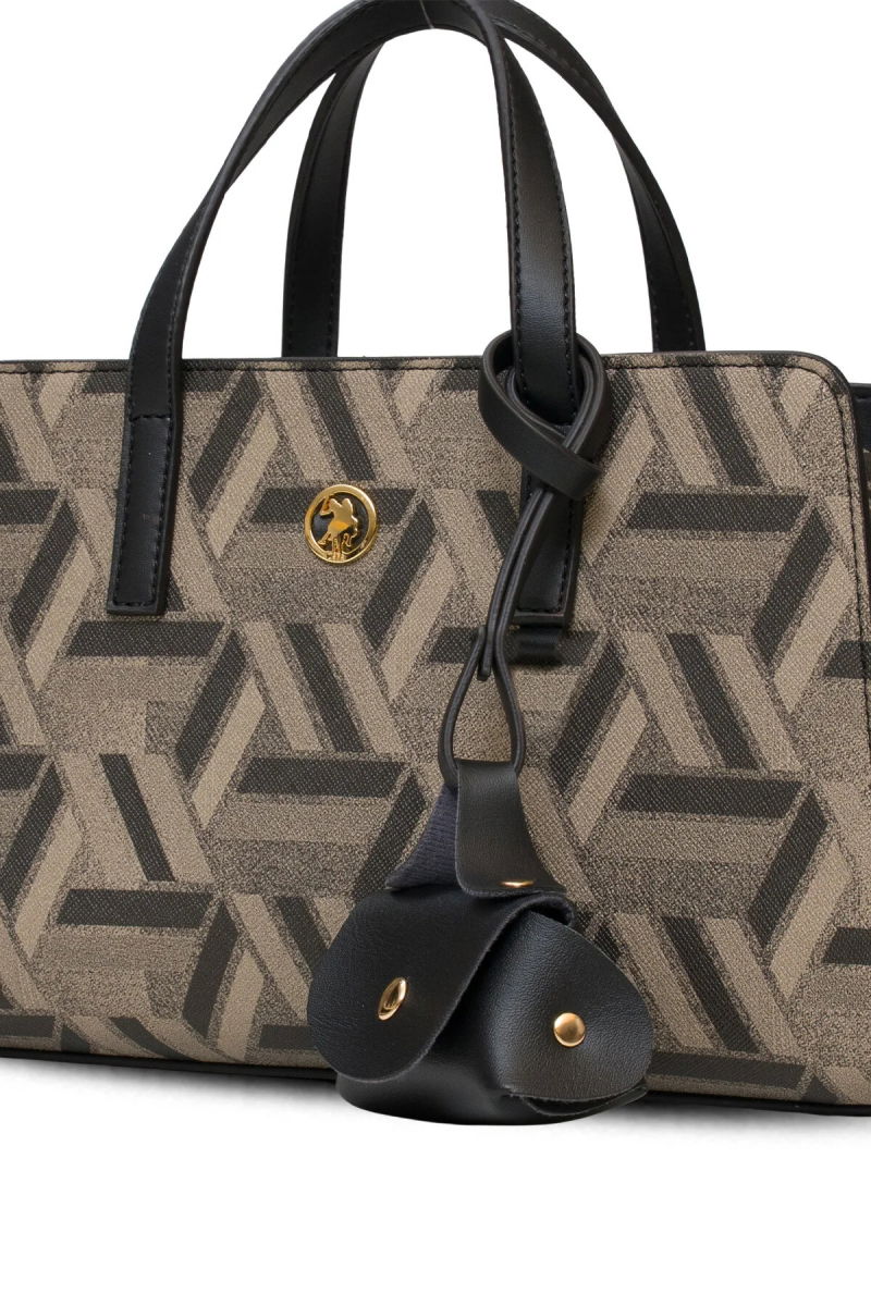 U.S. Polo Assn. Kadın Postacı Çantası US25507 Vizon - 2