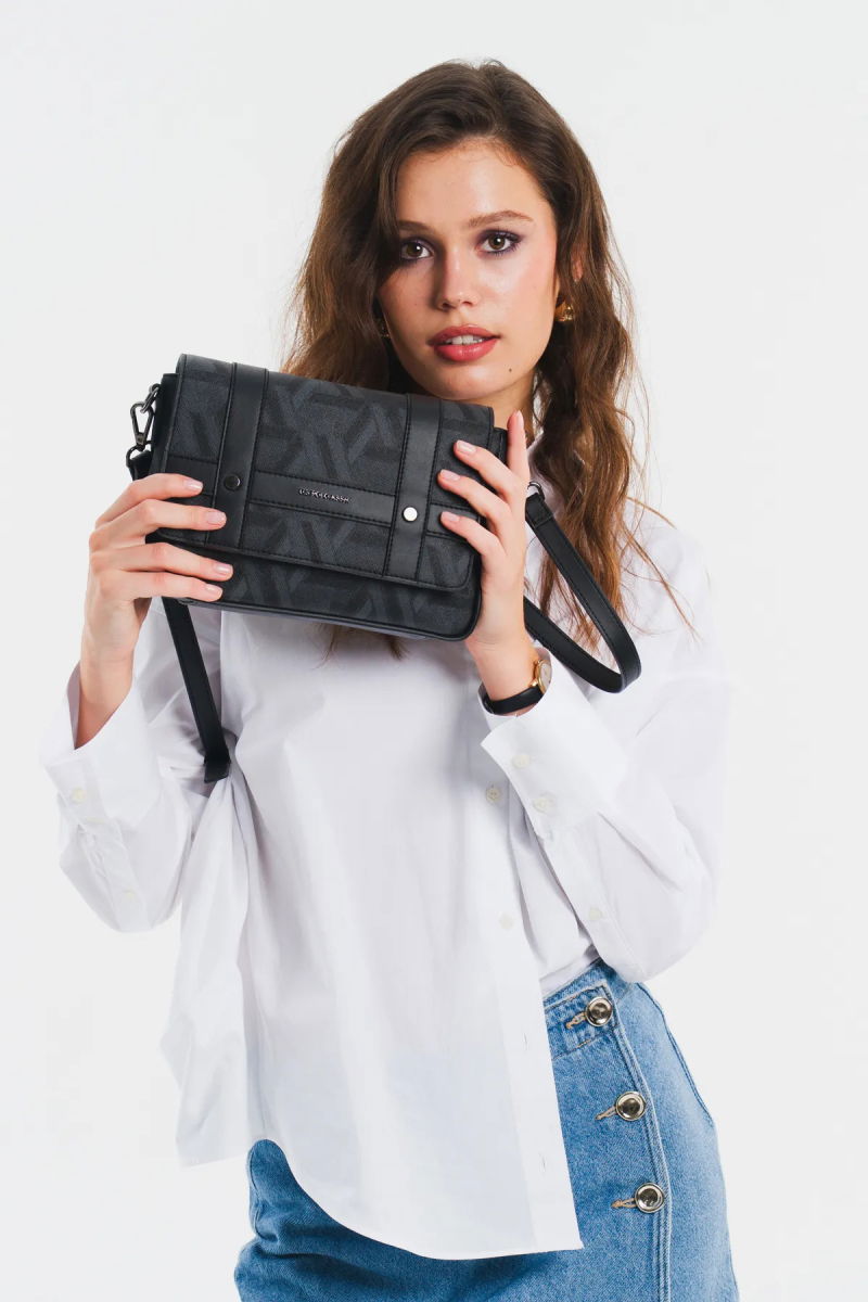 U.S. Polo Assn. Kadın Postacı Çantası US25514 Siyah - 2