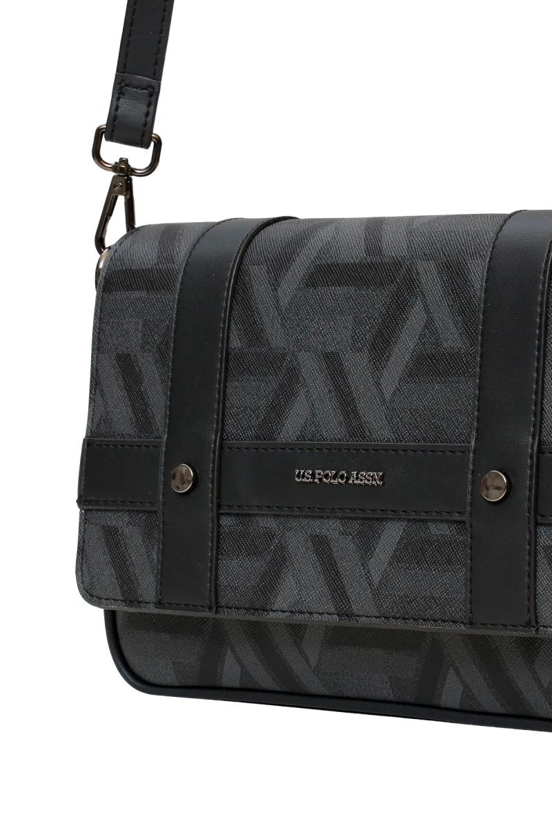 U.S. Polo Assn. Kadın Postacı Çantası US25514 Siyah - 3