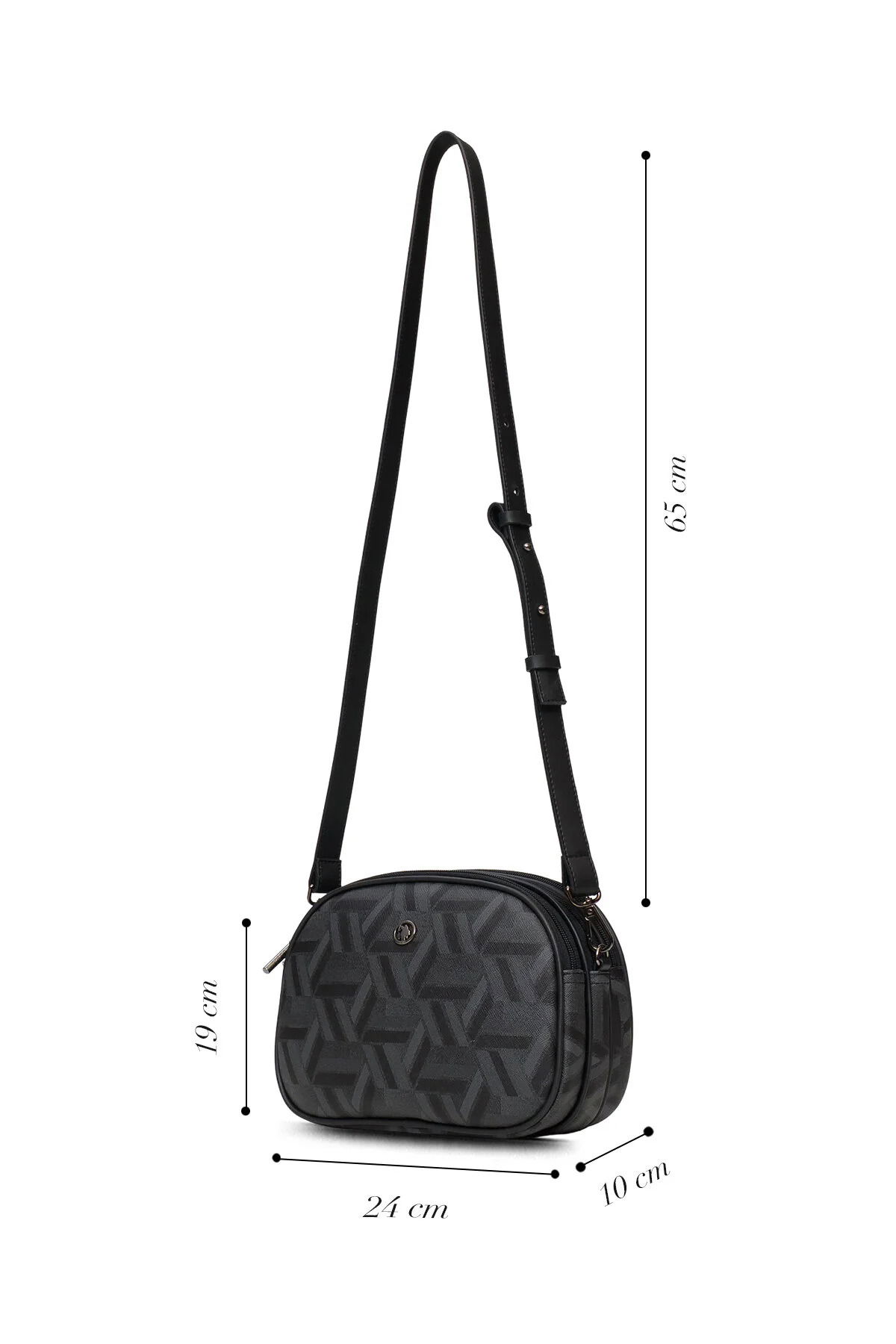 U.S. Polo Assn. Kadın Postacı Çantası US25524 Siyah - 5