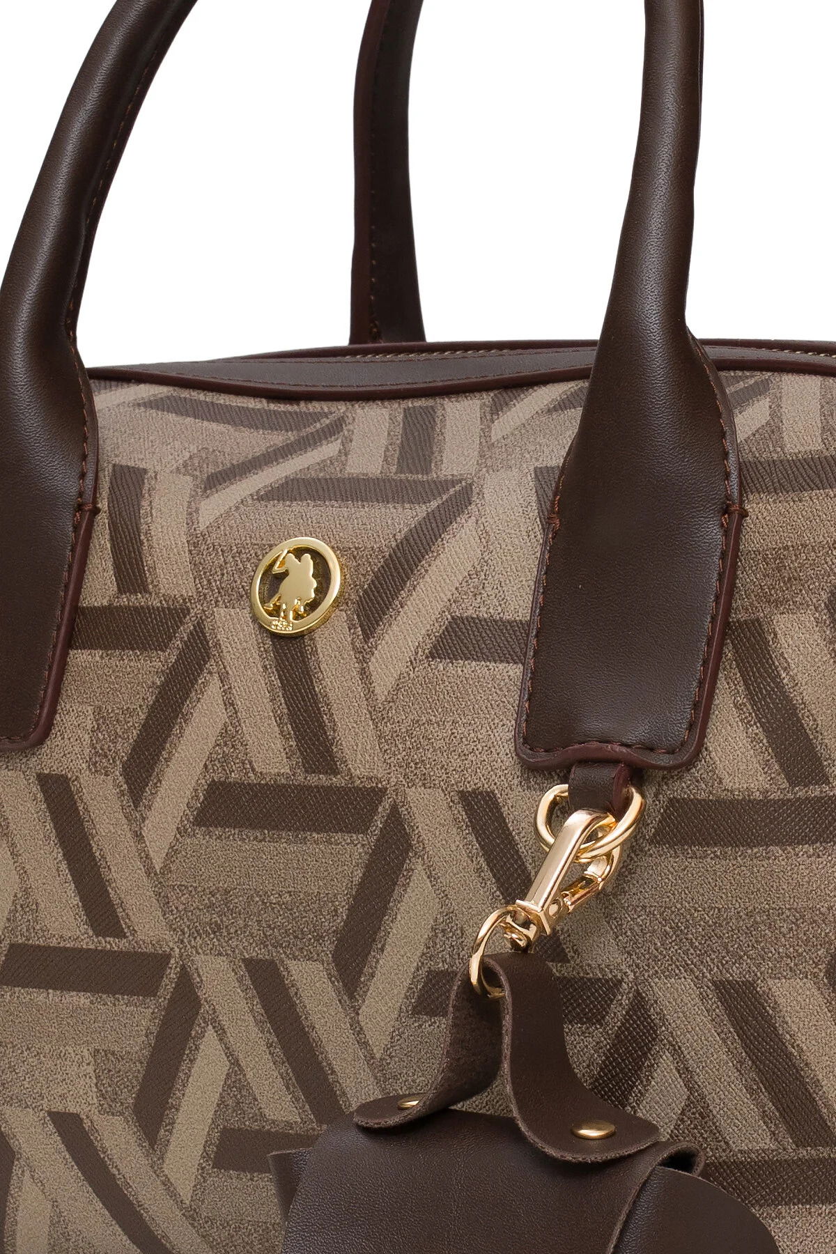 U.S. Polo Assn. Kadın Postacı Çantası US25525 Kahverengi - 3