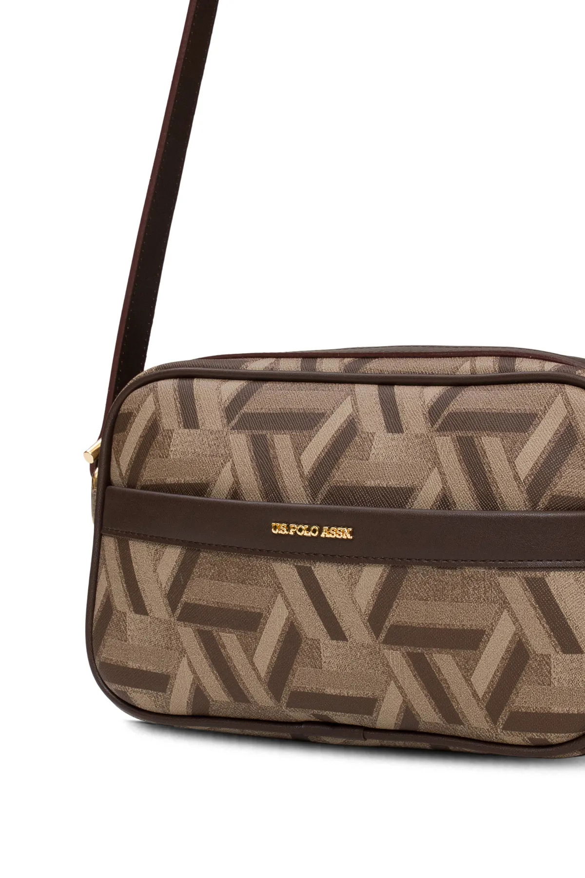 U.S. Polo Assn. Kadın Postacı Çantası US25529 Kahverengi - 2