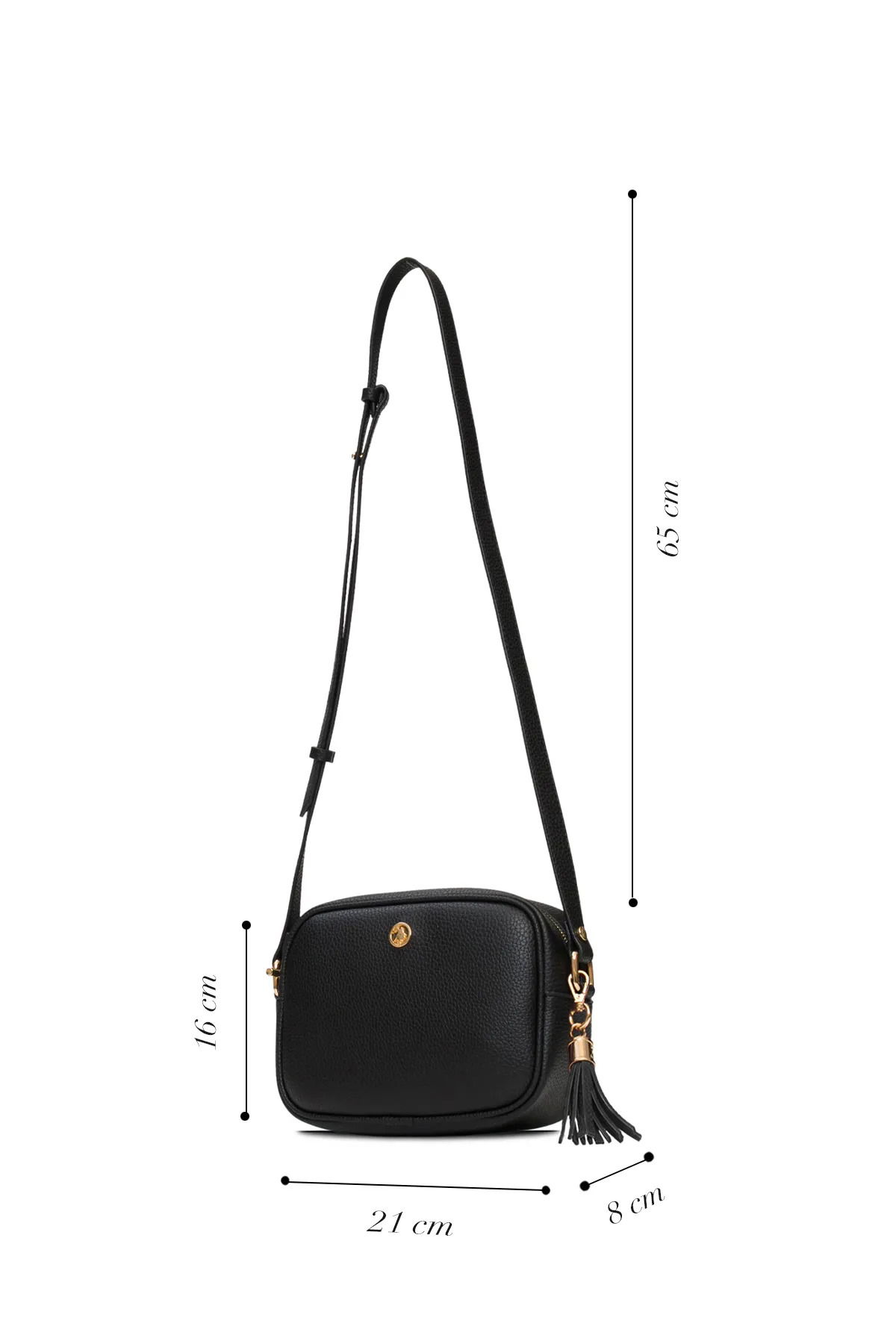 U.S. Polo Assn. Kadın Postacı Çantası US25540 Siyah - 5
