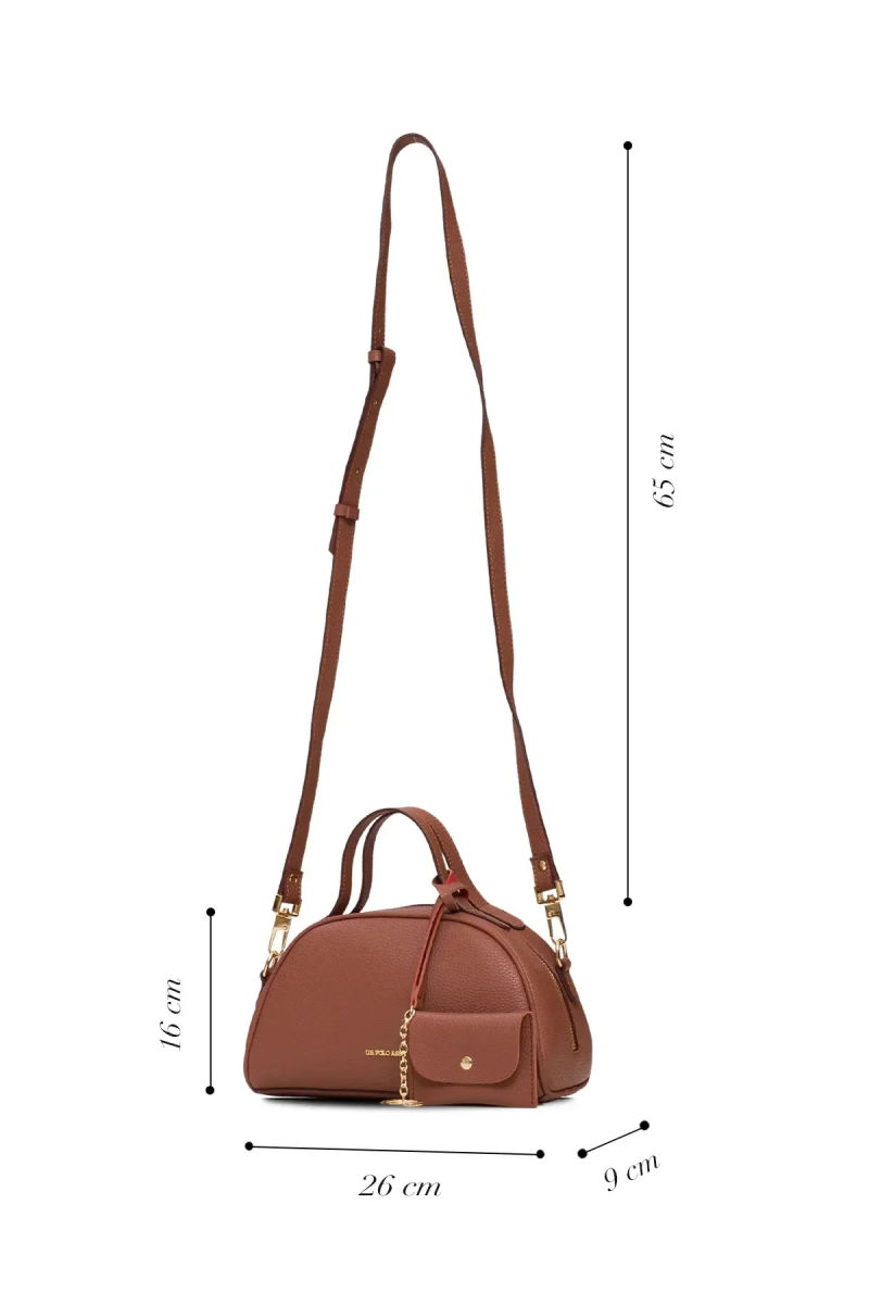 U.S. Polo Assn. Kadın Postacı Çantası US25547 Taba - 5
