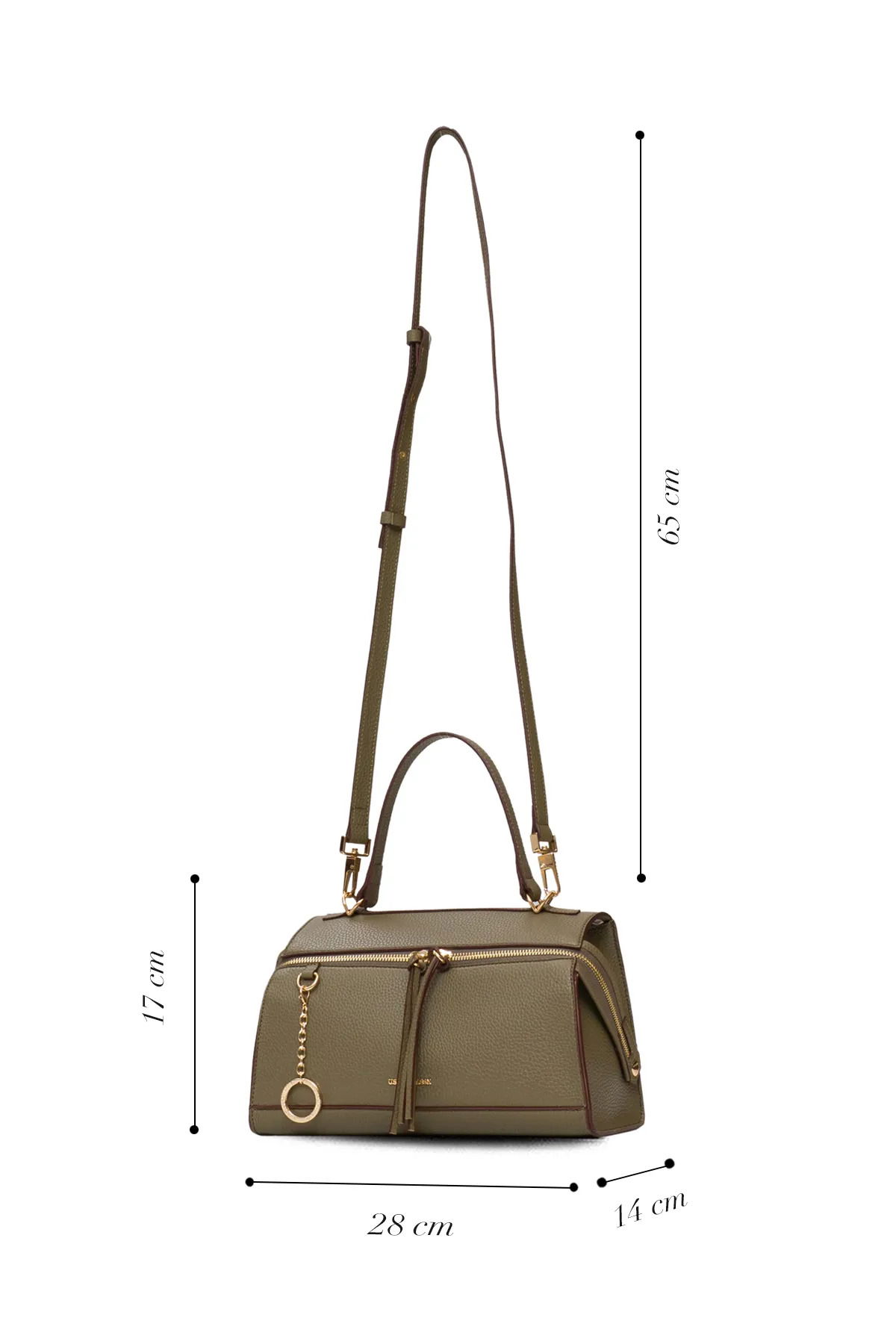 U.S. Polo Assn. Kadın Postacı Çantası US25556 Haki - 5
