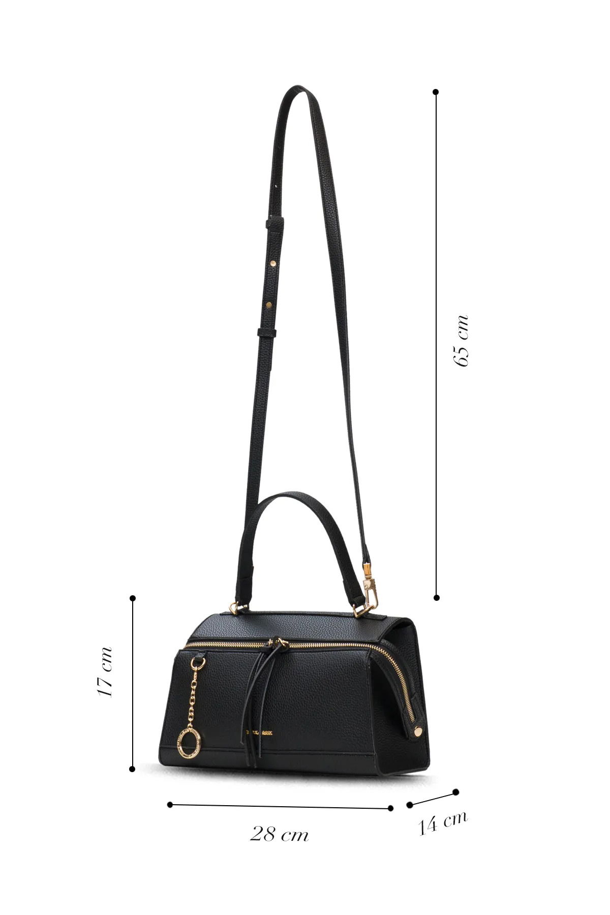 U.S. Polo Assn. Kadın Postacı Çantası US25556 Siyah - 5