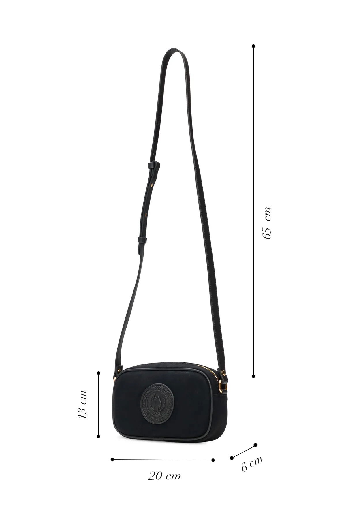 U.S. Polo Assn. Kadın Postacı Çantası US2563 Siyah - 5