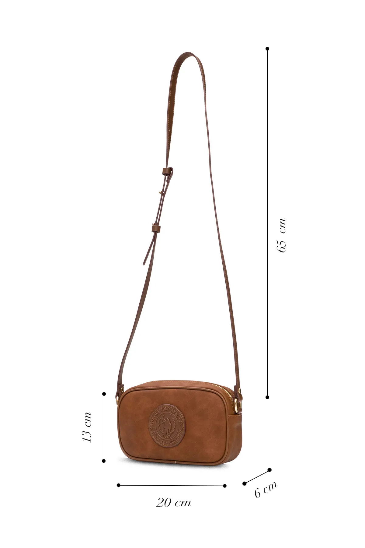 U.S. Polo Assn. Kadın Postacı Çantası US2563 Taba - 5