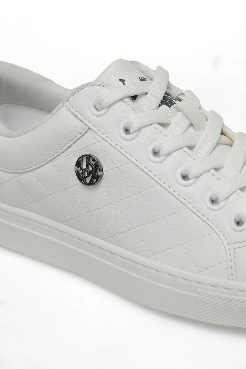 U.S. Polo Assn. Kadın Tıggy 4Fx Sneaker Ayakkabı Beyaz - 3